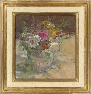 Diana M. Armfield - Summer Flowers At Llwynhir