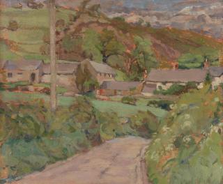 Diana Maxwell Armfield R.A. - Country Lane, Tyfos