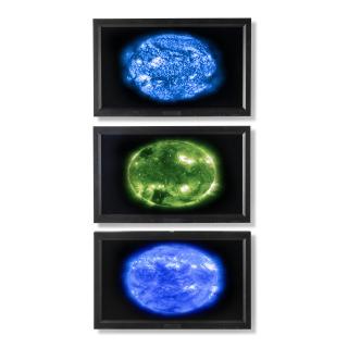 Diana Thater - Blue Green Cyan Suns