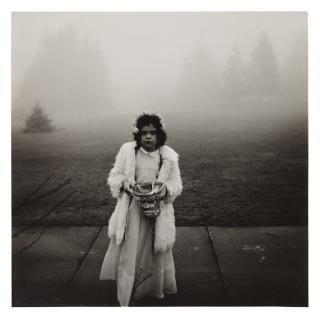 Diane Arbus - A Flower Girl At A Wedding, Conn.