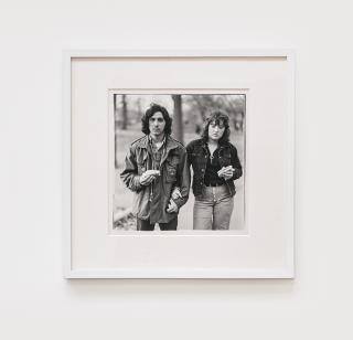 Diane Arbus - \'A Young Man And His Girlfriend With Hot Dogs In The Park, N. Y. C.\'
