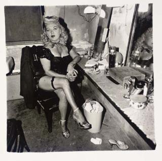 Diane Arbus - Burlesque Comedienne In Her Dressing Room, Atlantic City, N.J., 1963