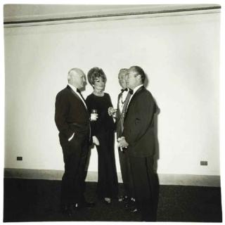 Diane Arbus - Four People At A Gallery Opening, N.Y.C. 1968