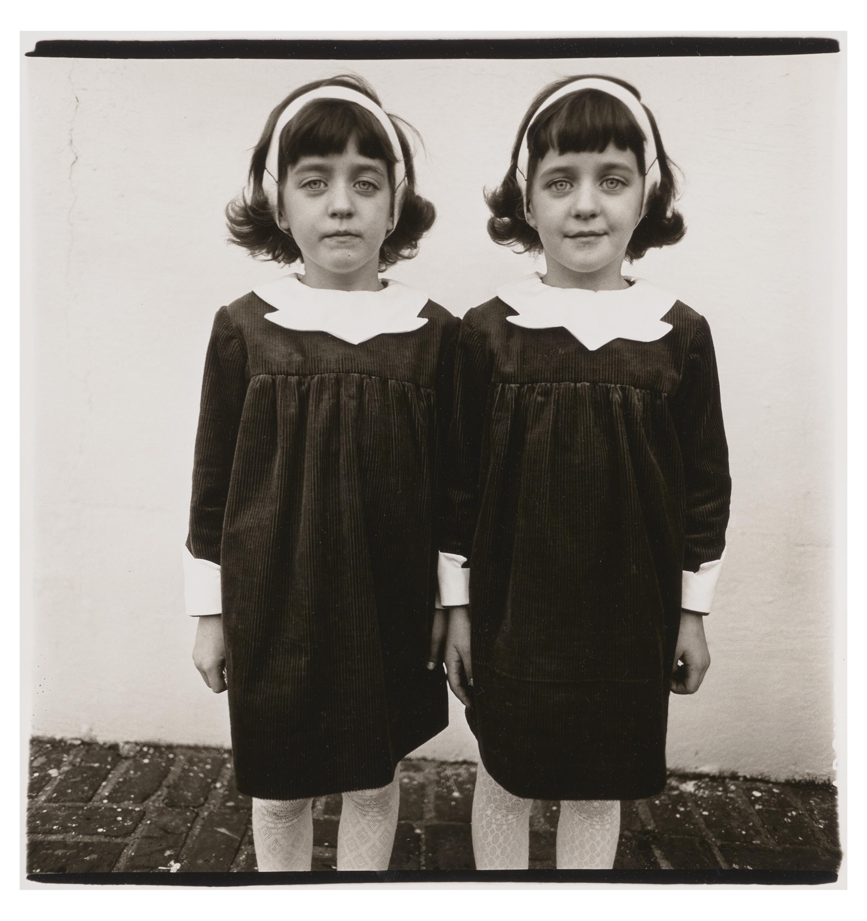 Diane Arbus - Identical twins, (Cathleen and Colleen), Roselle, New Jersey, 1966