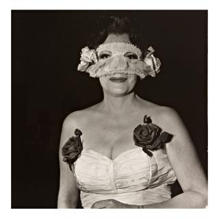 Diane Arbus - \'Lady At A Masked Ball With Two Roses On Her Dress, N. Y. C.\'