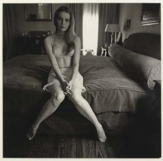 Diane Arbus - Mia Villiers-Farrow On A Bed, 1964