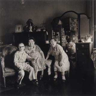 Diane Arbus - \'Russian Midget Friends In A Living Room On 100Th Street, Nyc\', 1963Silver Print On Agfa Paper, Printed By Neil Selkirk. Signed, Titled, Dated And Numbered 47/75 By Doon Arbus And With Two Artist\'S Estate Stamps. Mounted And Framed.
