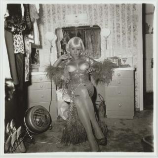 Diane Arbus - Topless dancer in her dressing room, San Francisco, Cal., 1968