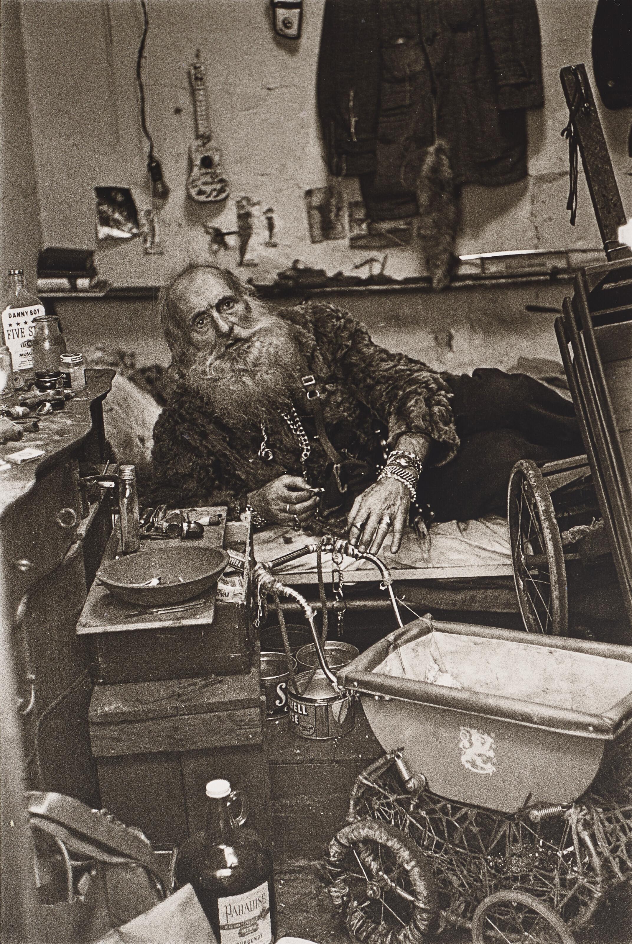 Diane Arbus - William Mack, sage of the wilderness, N.Y.C. 1961