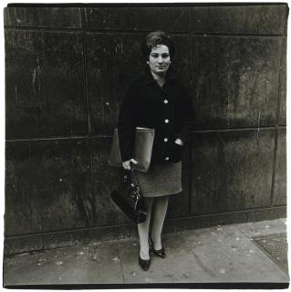 Diane Arbus - Woman With A Briefcase And Pocketbook