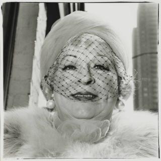 Diane Arbus - Woman with a veil on Fifth Avenue, New York City, 1968