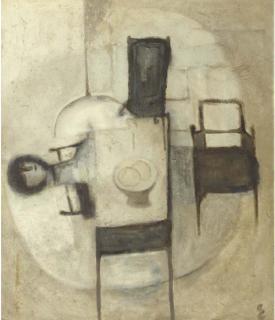 Dick Elffers - A man at a table