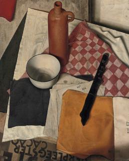 Dick Ket - Stilleven met fluit: a still life with flute