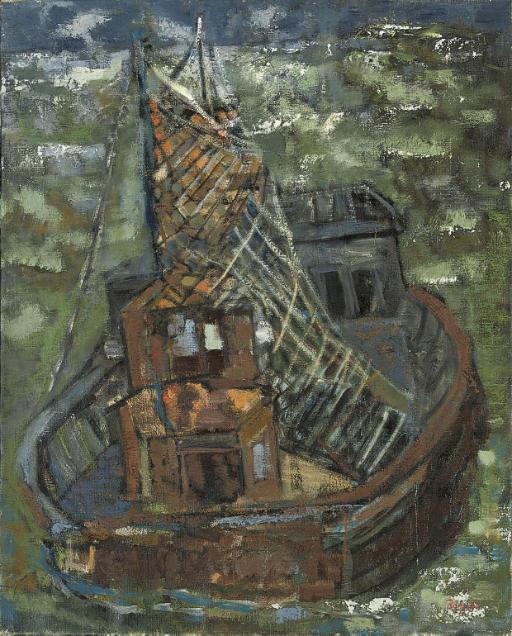 Dick Romyn - Ship of Fools; Beach head, night; South Coast