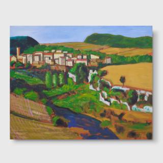 Dick Watkins - French Village, 1993