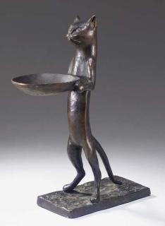 Diego Giacometti - Chat maître-d\'hôtel: version au plateau creux