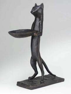 Diego Giacometti - Chat maître-d\'hôtel: version au plateau creux