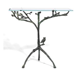 Diego Giacometti - Guéridon, arbre au hibou