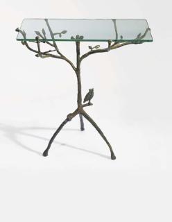 Diego Giacometti - Guéridon- arbre au hibou