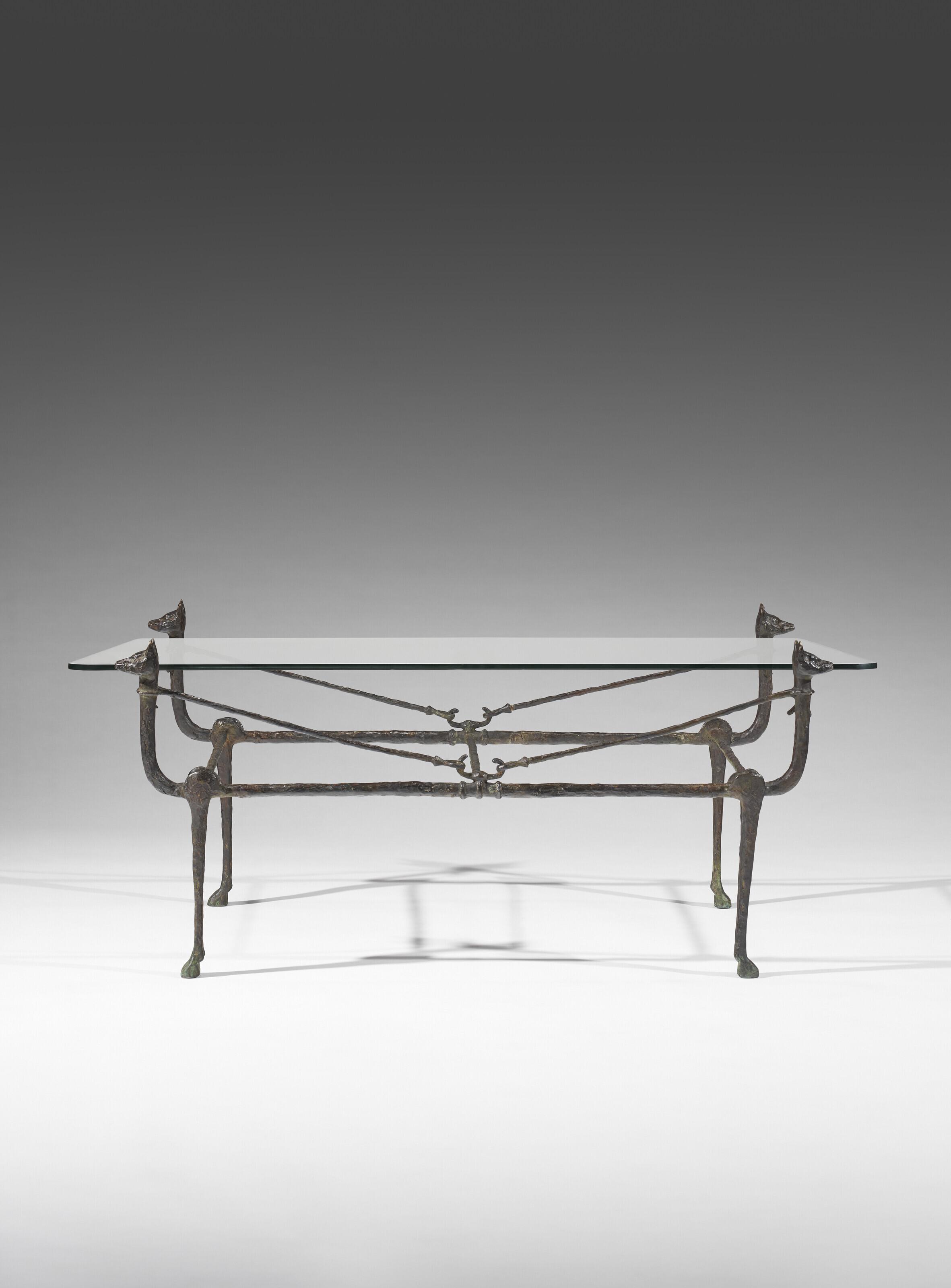 Diego Giacometti - La table berceau aux renards