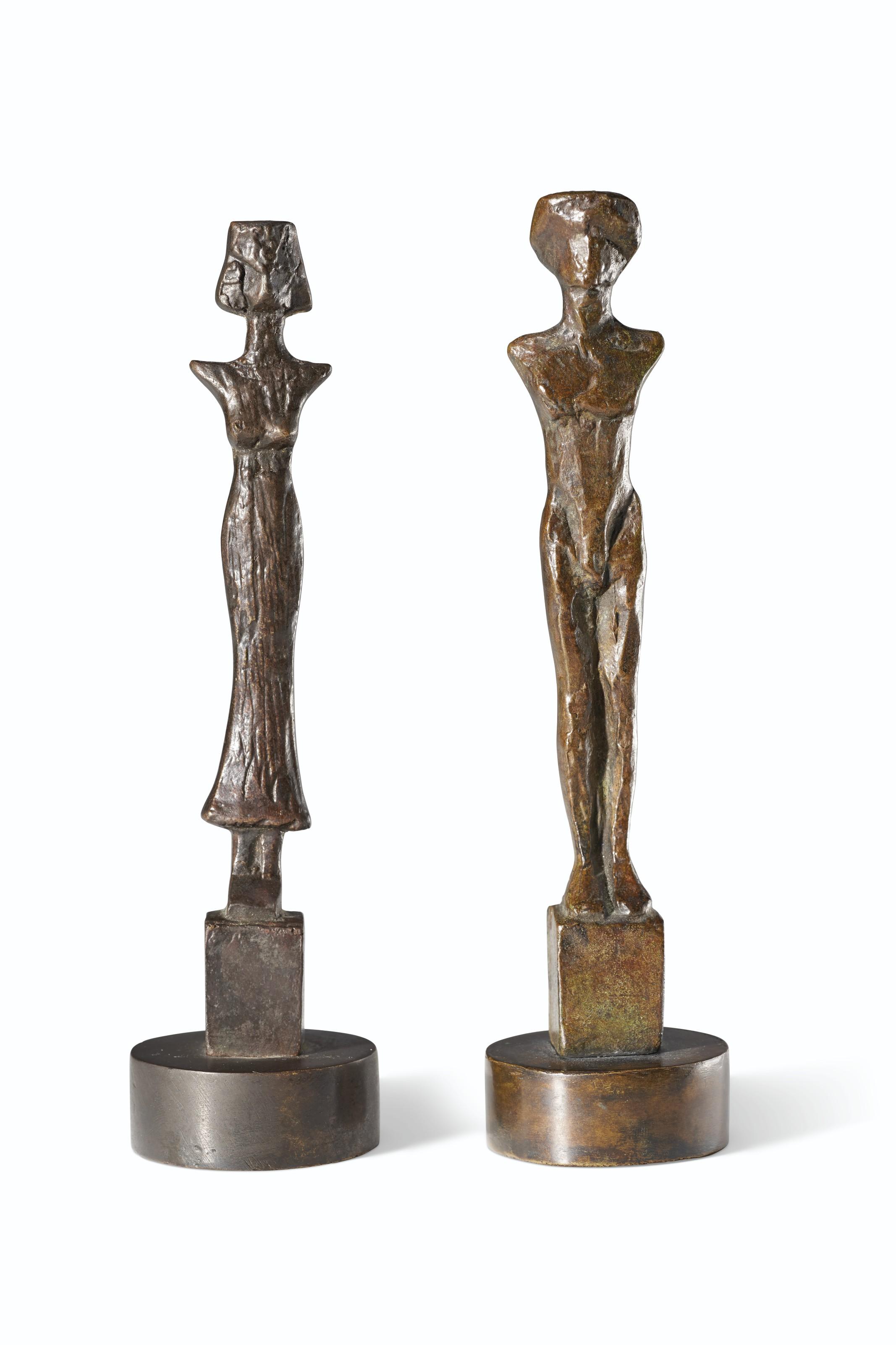 Diego Giacometti - Le Couple Caryatide Et Atlante