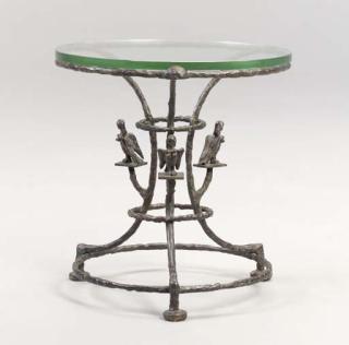Diego Giacometti - Petit guéridon aux harpies créé pour Cecil Beaton