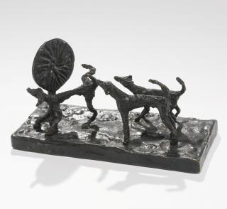 Diego Giacometti - Trois Chiens Et Un Arbre