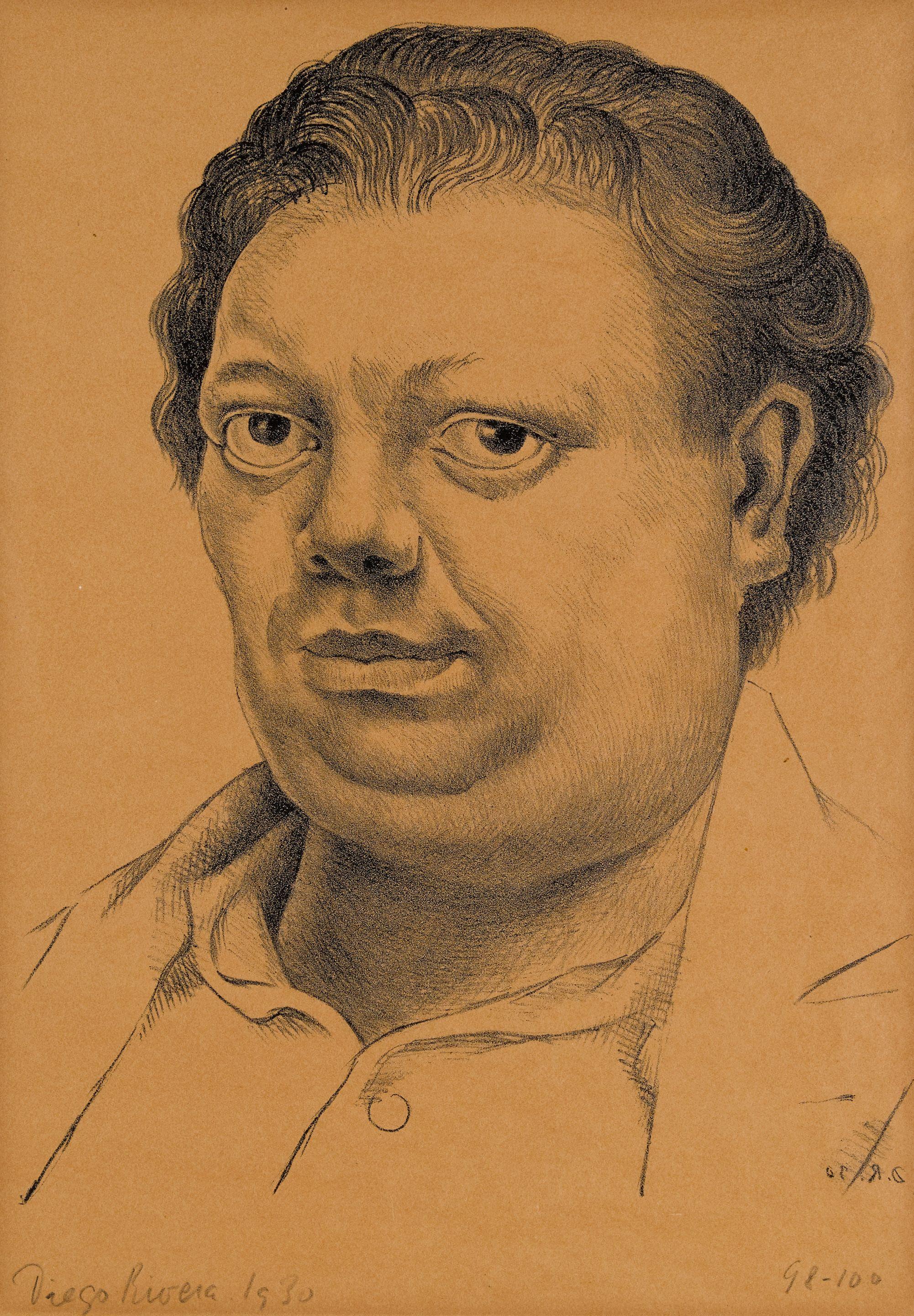 Diego Rivera - Autoretrato (Self-Portrait)