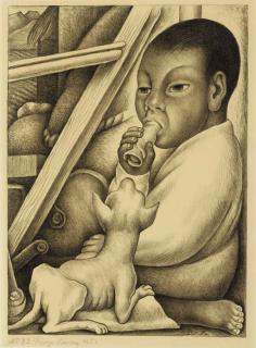 Diego Rivera - Boy and Dog