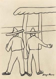 Diego Rivera - Dos hombres