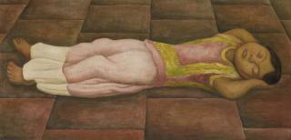 Diego Rivera - El Sueño (La Niña Dormida)