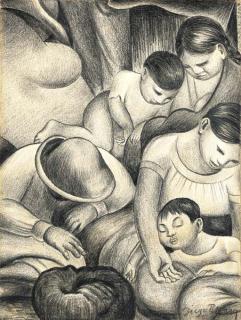 Diego Rivera - La Noche De Los Pobres
