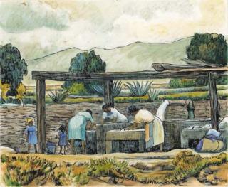 Diego Rivera - Lavanderas