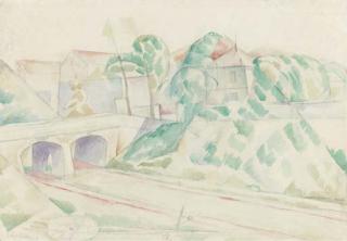 Diego Rivera - Le Pont d\'Arcueil