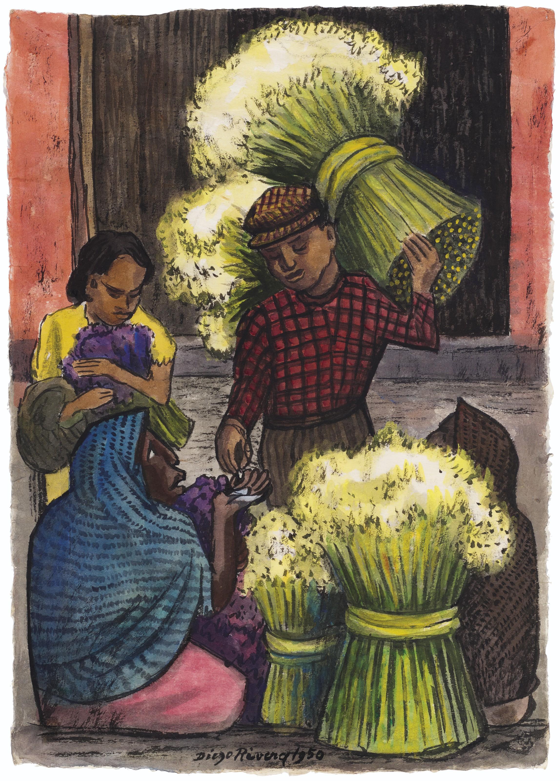 Diego Rivera - Narcissus Market