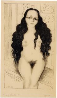 Diego Rivera - Nude With Long Hair (Dolores Olmedo)