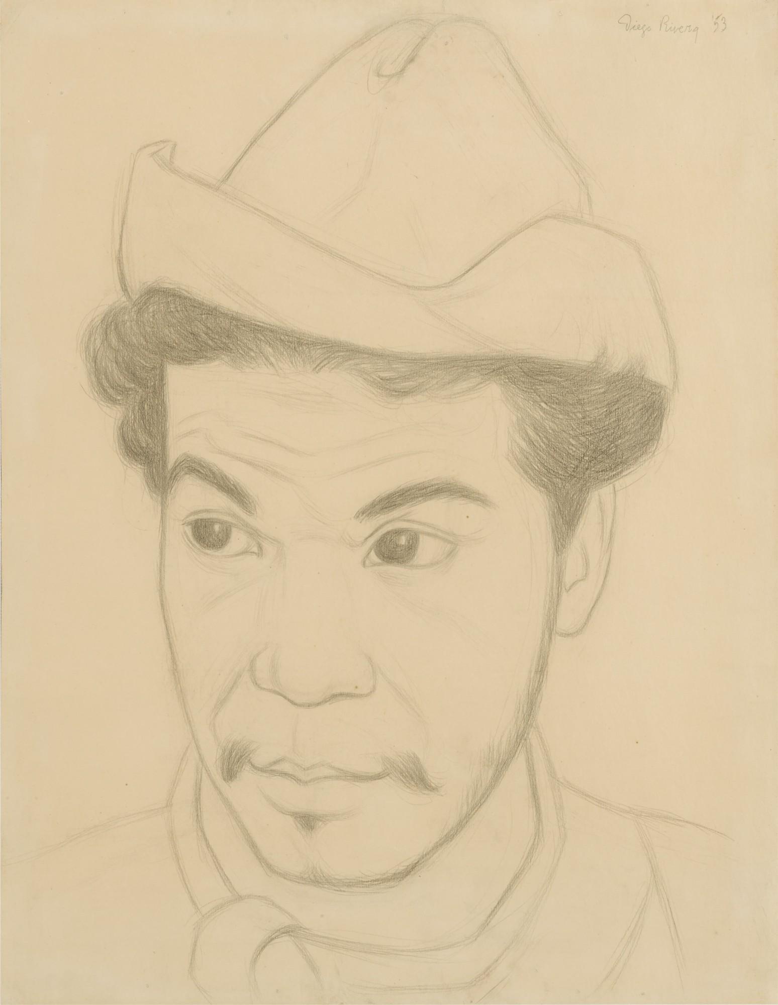 Diego Rivera - Retrato de Cantinflas