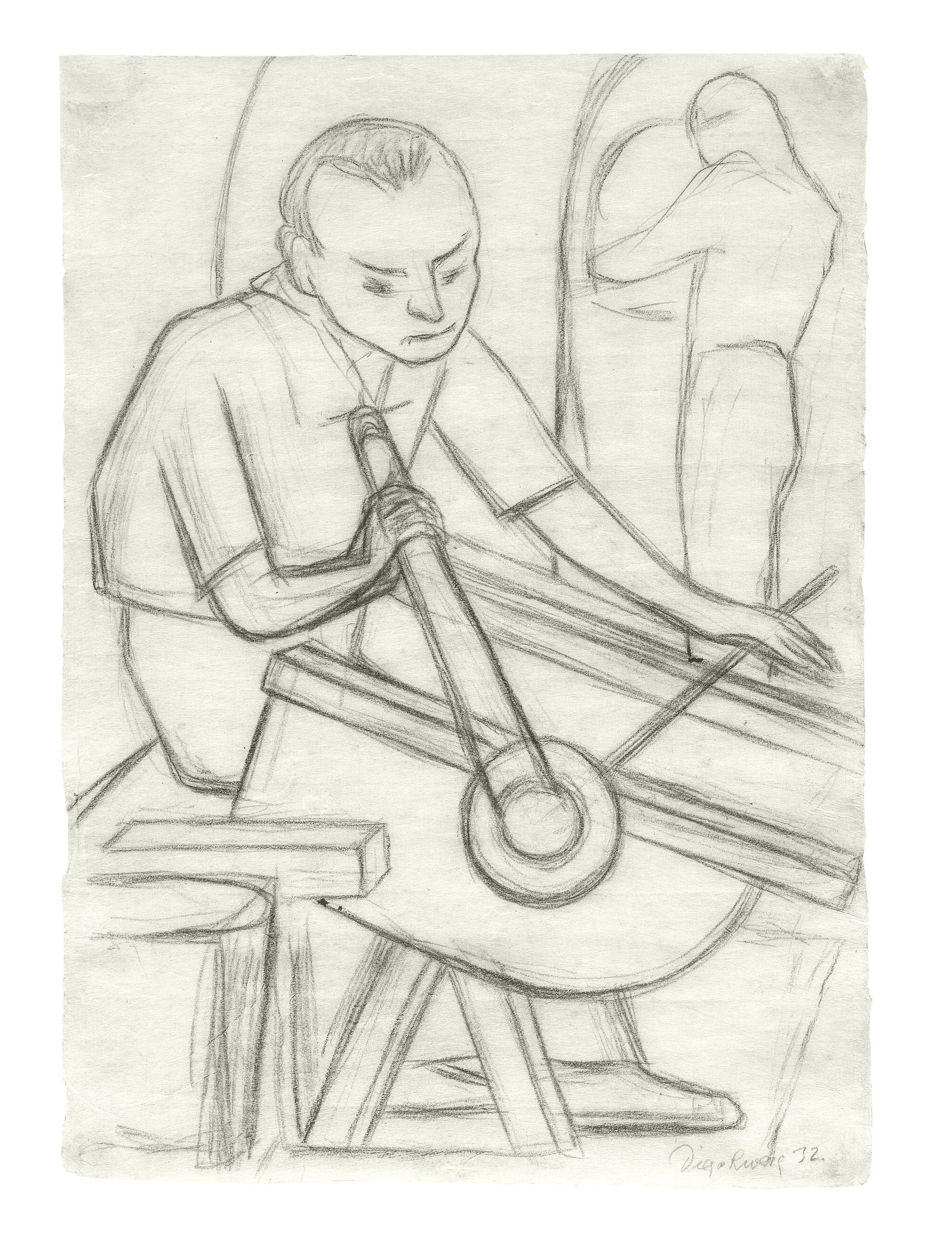 Diego Rivera - Soplador de vidrio