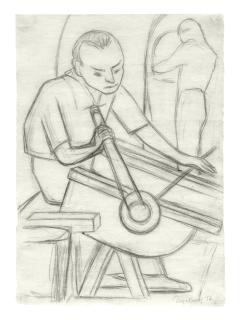 Diego Rivera - Soplador de vidrio