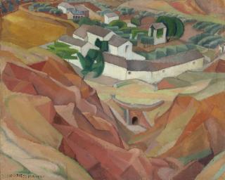 Diego Rivera - The Old Hamlet, Toledo