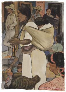 Diego Rivera - Turkey Market