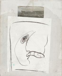 Dieter Krieg - Ohne Titel (Mond und einige Rechtecke)