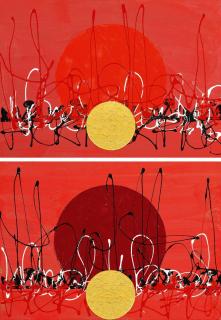 Dieter Teusch - Konvolut von 2 Gemälden