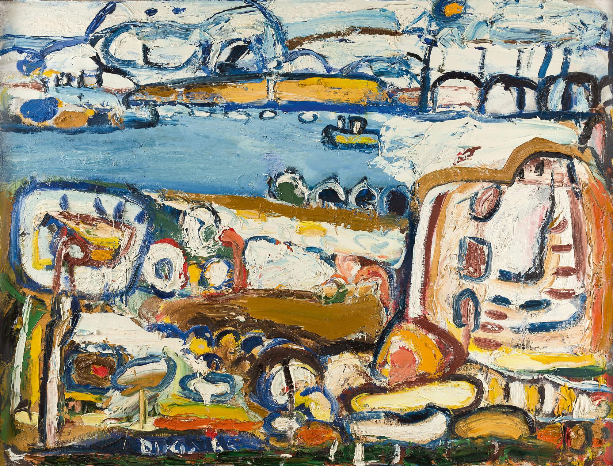 Diethert Kunerth - Griechische Landschaft.