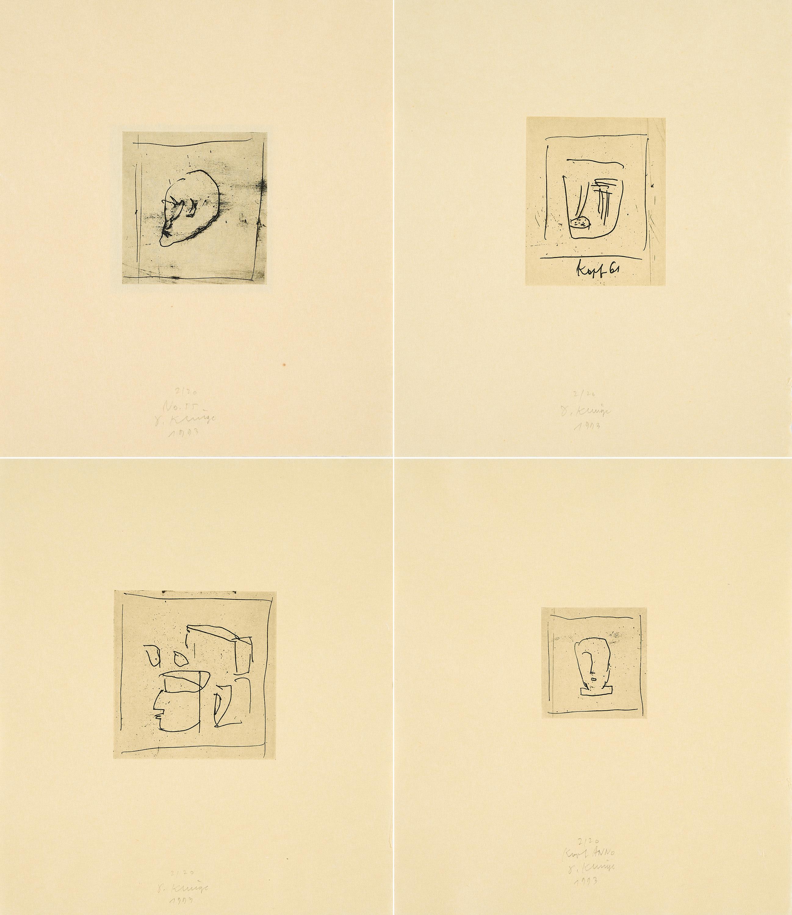 Dietrich Klinge - Köpfe 1989-93.