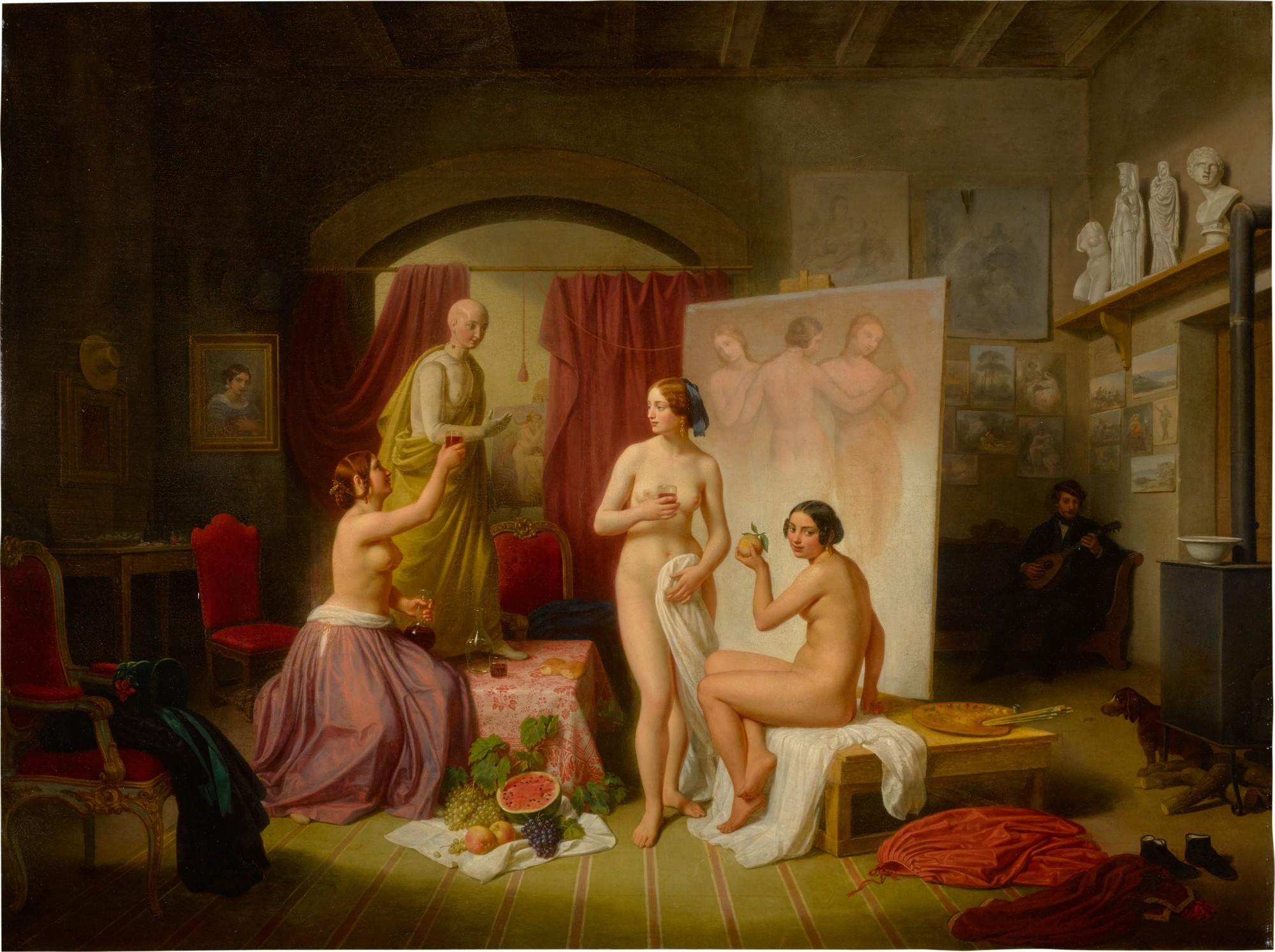 Dietrich Wilhelm Lindau - The Three Graces