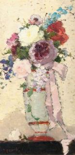 Dietz Edzard - A still life with flowers