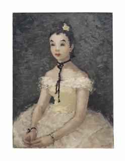 Dietz Edzard - Femme avec ruban noir