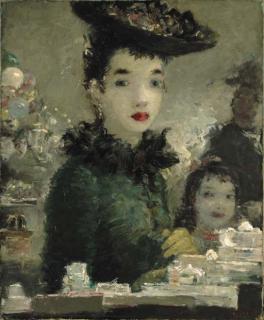 Dietz Edzard - Femme dans un cafe