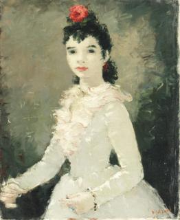 Dietz Edzard - Portrait of a Young Lady